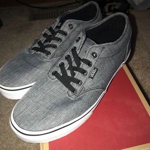 Never been worn gray vans